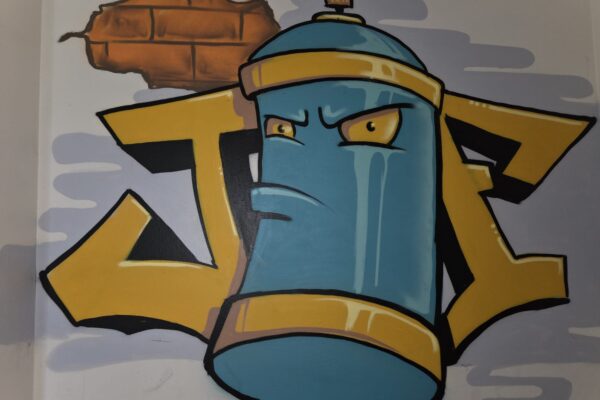 Graffitti Kübel